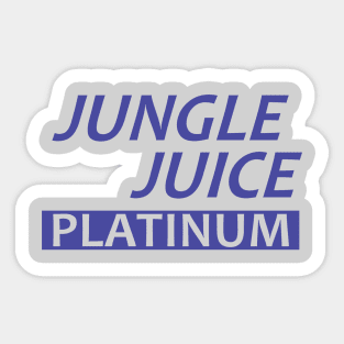 Jungle Juice Platinum Tribute Sticker